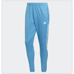 adidas Men's TIRO AEROREADY Zip Pocket Track Pants 2XL Sky Blue Soccer NEW